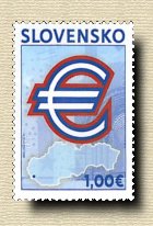 437 Commemorative Issue of the First Euro Stamp