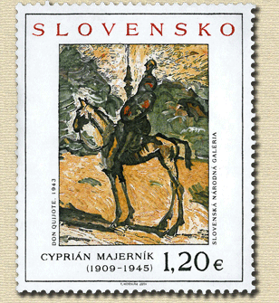 465 - Art - Cyprián Majerník, Don Quixote, 1943