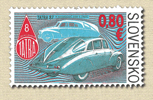 500 - Historické vozidlá - Aerodynamická Tatra 87