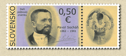 530 - Postage Stamp Day: Pavol Socháň (1862 – 1941)