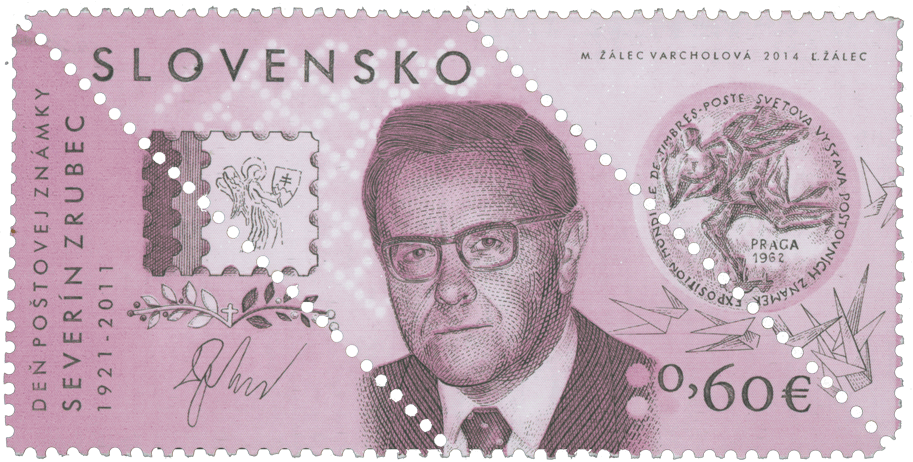 579 - Postage Stamp Day: Severín Zrubec (1921 – 2011)