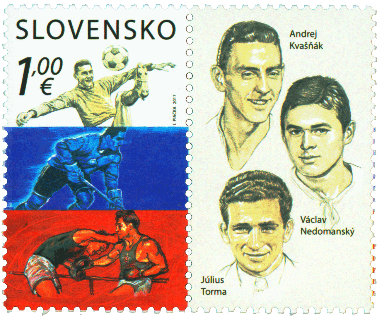 639 - Šport: A. Kvašňák, V. Nedomanský, J. Torma