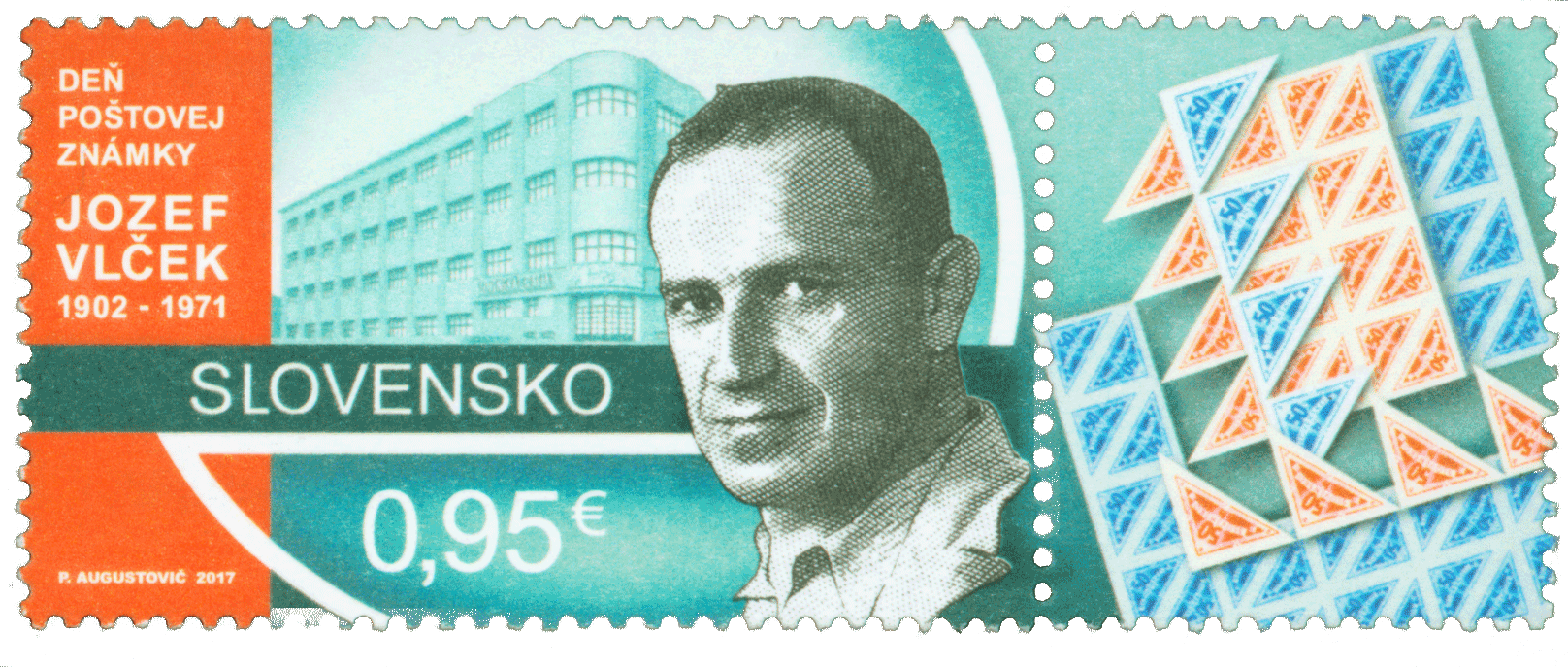 650 - Postage Stamp Day: Jozef Vlček (1902 – 1971)