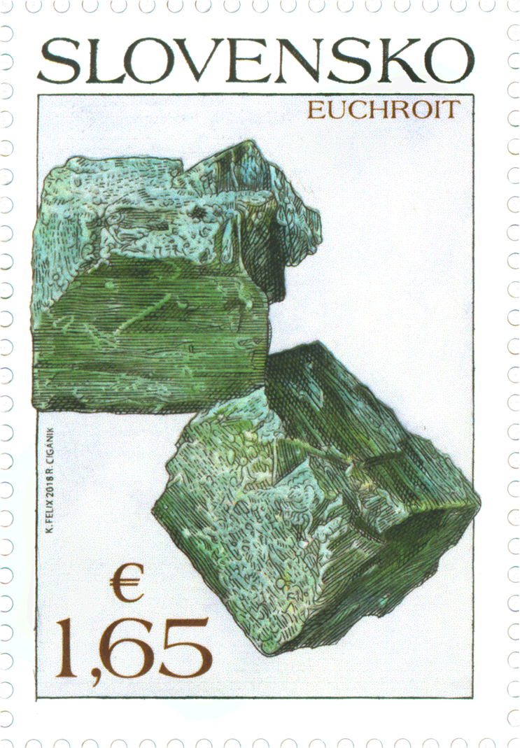 670 - Nature Protection: Slovak Minerals - Euchroite