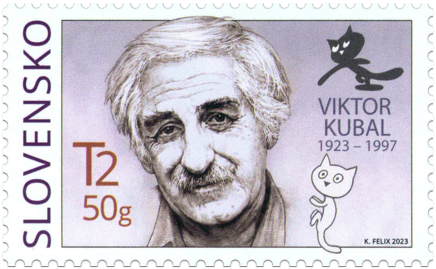 Poštová známka „Osobnosti: Viktor Kubal (1923 – 1997)“